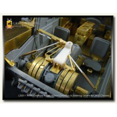 1/35 German Praga-Wilson Gearbox with Steering Levers for Panzer 38t Chassis