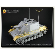 Photoetch for 1/35 German SdKfz.166 'Brummbar' w/Track Fenders for Dragon #6460
