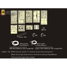 1/35 WWII German SdKfz.171 Panther Ausf.G (Early) Detail Set for Dragon kits