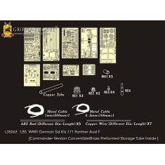 1/35 WWII German SdKfz.171 Panther Ausf.F Detail Set for Dragon kits #6403/6799