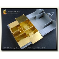 Stowage Compartments for 1/35 American M3 75mm GMC for Dragon kit #6467