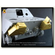 Rear Storage Bins for 1/35 Panther Ausf.D/A/G & Jagdpanther for Dragon/Tamiya