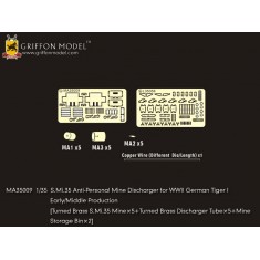 1/35 S.Mi.35 Anti-Personal Mine Discharger for Tiger I Early/Middle