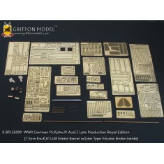 1/35 WWII German PzKpfw.IV Ausf.J (Late) Super Full Detail Set for Dragon 6575 kit