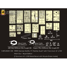 1/35 WWII SdKfz.171 Panther F w/KwK 42 L/100 Main Gun Super Detail Set for Dragon #6799