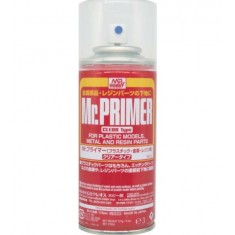 Mr. Primer Spray #Clear Type (170ml) for Plastic/Metal/Resin