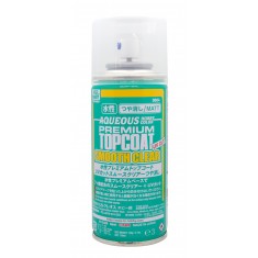 Water-based Premium Top Coat UV Cut Smooth Clear Matte (17ml spray can)