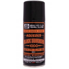 Water Based Spray - Aqueous Black Surfacer 1000 (71ml can)