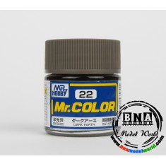 Solvent-Based Acrylic Paint - Semi-Gloss Dark Earth (10ml)