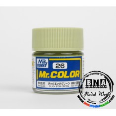 Solvent-Based Acrylic Paint - Semi-Gloss Duck Egg Green (10ml)