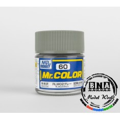 Solvent-Based Acrylic Paint - Semi-Gloss RLM02 Grey (10ml)