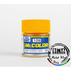Solvent-Based Acrylic Paint - Semi-Gloss Character Yellow (10ml)
