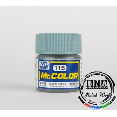 Solvent-Based Acrylic Paint - Semi-Gloss RLM 65 Light Blue (10ml)