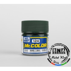 Solvent-Based Acrylic Paint - Semi-Gloss Dark Green (Mitsubishi) 10ml