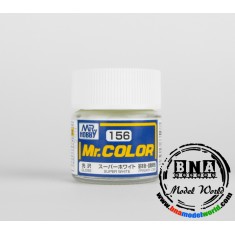 Solvent-Based Acrylic Paint - Gloss Super White IV (10ml)