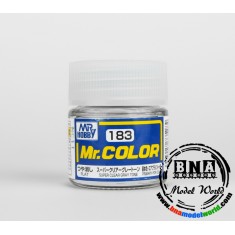 Solvent-Based Acrylic Paint - Semi-Gloss Super Clear Grey Tone (10ml)