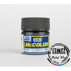 Solvent-Based Acrylic Paint - Semi-Gloss Dark Green BS381C/641 (10ml)