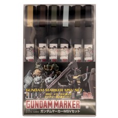 Gundam Markers MSV Set (6 colours)