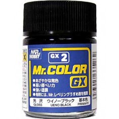 Solvent-Based Acrylic Paint - Gloss Ueno Black (18ml)