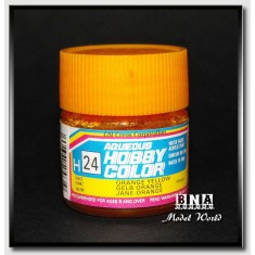Water-Based Acrylic Paint - Gloss Orange Yellow (10ml)