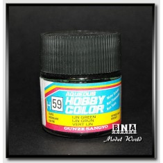 Water-Based Acrylic Paint - Gloss IJN Green (10ml)