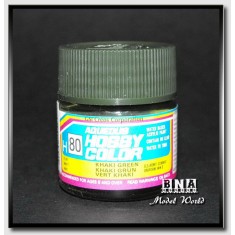 Water-Based Acrylic Paint - Flat Khaki Green (10ml)