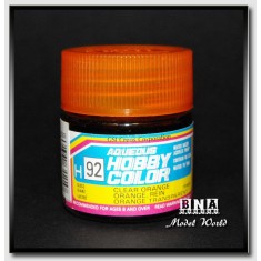 Water-Based Acrylic Paint - Gloss Clear Orange (10ml)