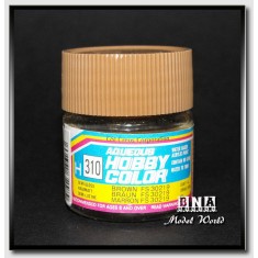 Water-Based Acrylic Paint - Semi-Gloss Brown (FS30219) 10ml