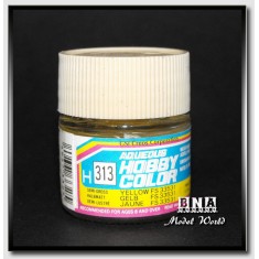 Water-Based Acrylic Paint - Semi-Gloss Yellow (FS33531) 10ml