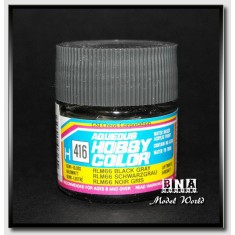 Water-Based Acrylic Paint - Semi-Gloss RLM 66 Black Grey (10ml)