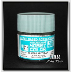 Water-Based Acrylic Paint - Semi-Gloss RLM 78 Light Blue (10ml)