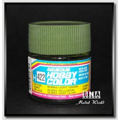 Water-Based Acrylic Paint - Semi-Gloss RLM 82 Light Green (10ml)