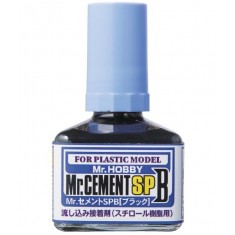 Mr Cement SPB #Black for Plastic Models (40ml)