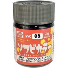 Soft PVC Figure Colour - Primary Metallic Black (18ml)