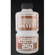 Large Thinner (solvent) for Mr Weathering Color (250ml)