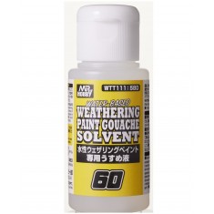 Water-Based Weathering Paint Gouache - Solvent (60ml)