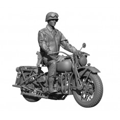 1/16 WWII US Para American Rider with Bike