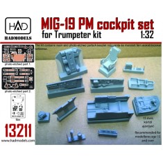 1/32 MiG-19 PM Cockpit set for Trumpeter kits