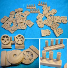 1/35 Tunguska 2S6M1 Wheels for Panda kits