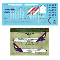 Decals for Malev 1/144 Boeing 737/800 HA-LOC