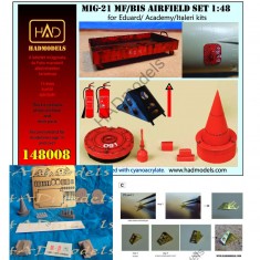 1/48 MiG-21 MF/BiS Airfield Accessories Set for Eduard/Academy/Italeri kits