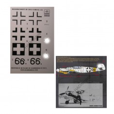 Decals for 1/32 Messerschmitt Bf 109 G-6 (66 Erzsike)