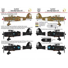 1/32 Italian CR-42 Night Fighters Decals for ICM Kit