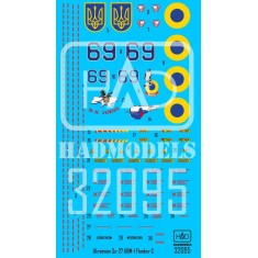 Decal for 1/32 Su-27 UB Ukrainian code 69 EXTENDED Version