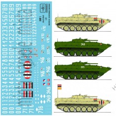Decals for 1/35 Hungarian/Czech/Slovak/Iraq BMP-1 (extended)