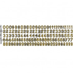 Decals for 1/35 WWII German Turret Numbers Part.3