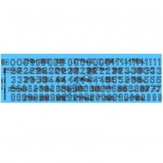 Decals for 1/35 WWII German Turret Numbers part 7