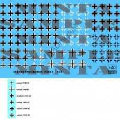 Decals for 1/35 WWII German Crosses Part.2