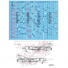 Decals for 1/48 Hungarian MiG-23 Stencil