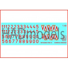Decals for 1/48 Hungarian National Insignias Part 2